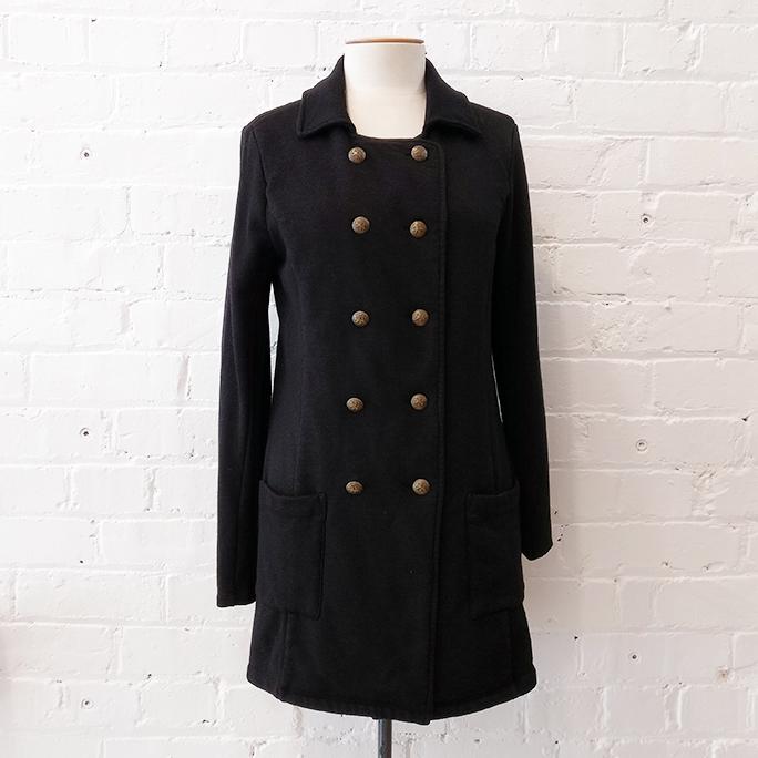 Velvet by Graham & Spencer Double Breasted Short Coat