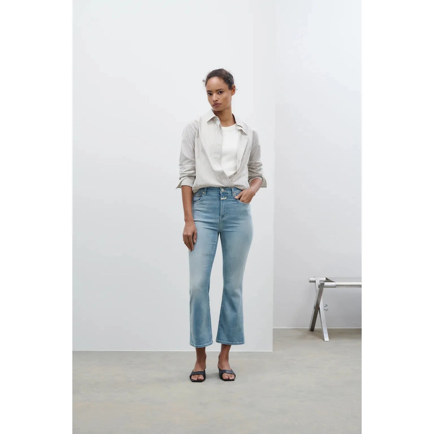 Closed Flared Jeans Hi-Sun in Light Blue