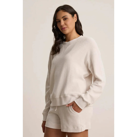 Velvet by Graham & Spencer Ica Sweatshirt in Bone