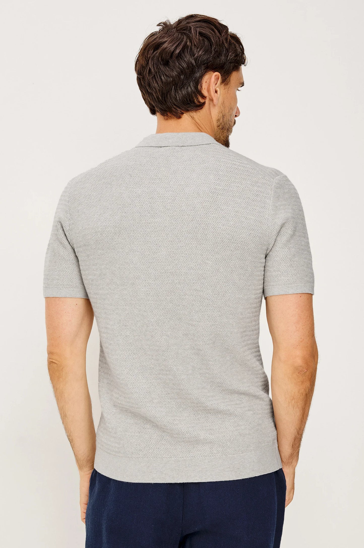 Rails Nathan Polo Shirt in Heather Grey