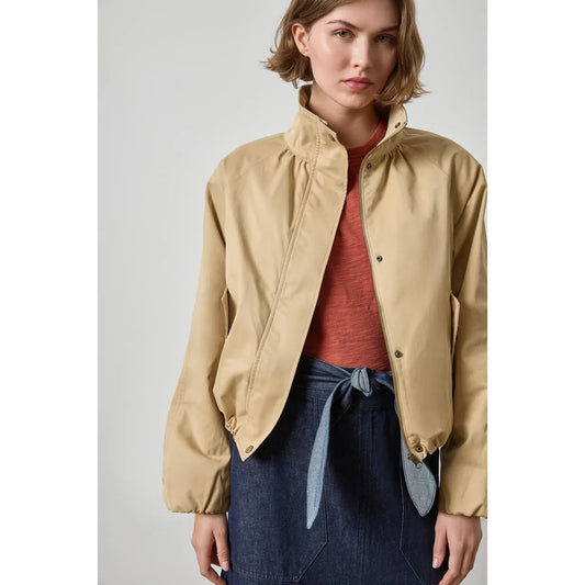 Lilla P Raglan Bomber Jacket in Khaki PA3524