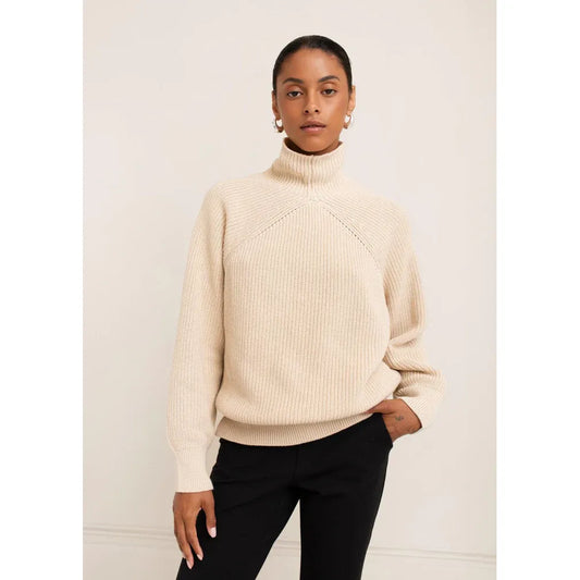 Paper Label Lauren Sweater in Vintage Oat