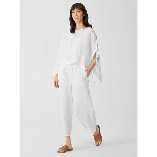 Eileen Fisher Linen Gauze Poncho