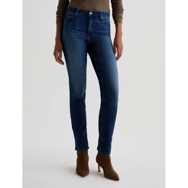 AG Jeans Mari Mid Rise Slim Straight in Epilogue