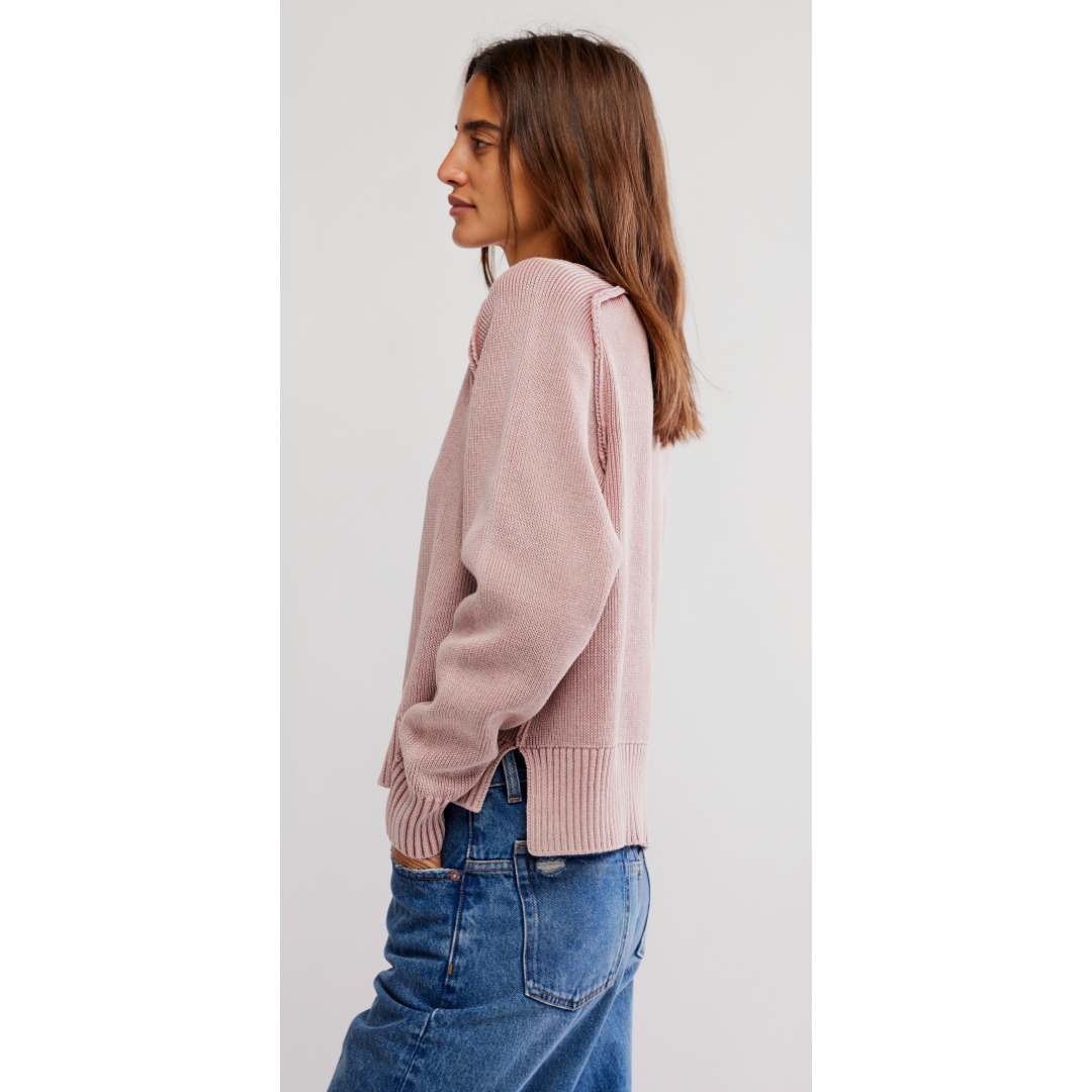 Free People Spring Street Pullover in Bijou