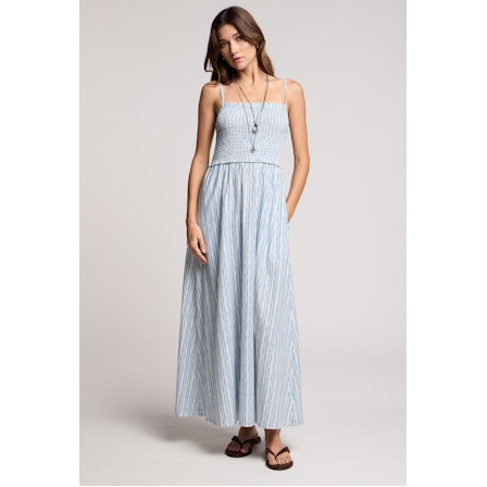 Velvet by Graham and Spencer Senara Dress in Sky