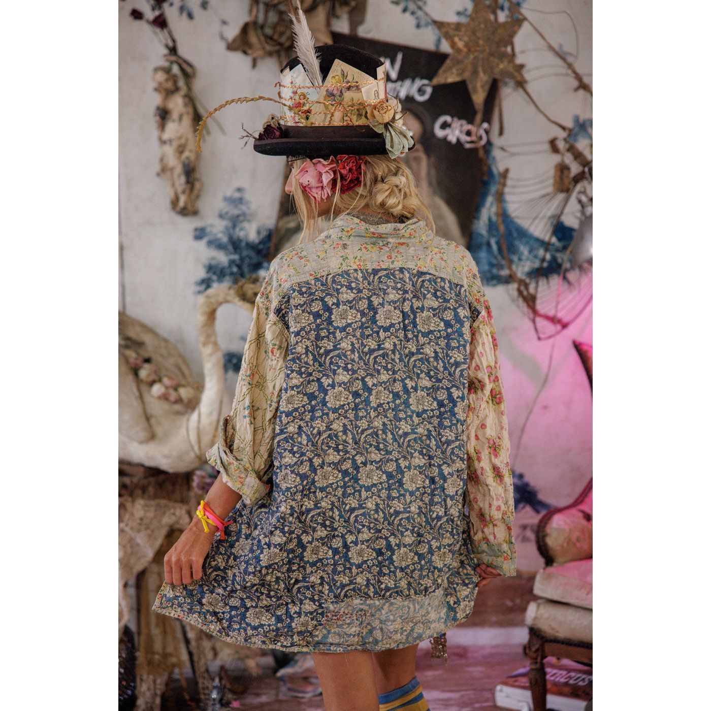 Magnolia Pearl Floral Adison Workshirt in Heritage