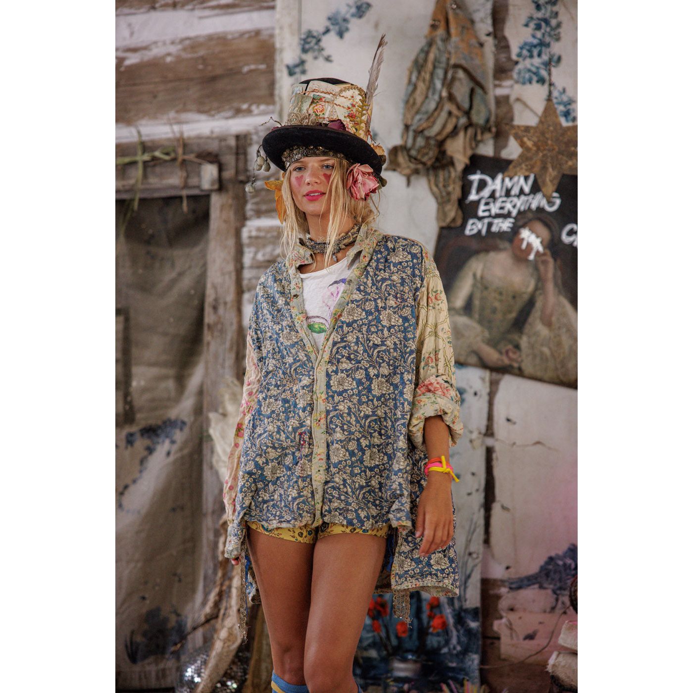 Magnolia Pearl Floral Adison Workshirt in Heritage