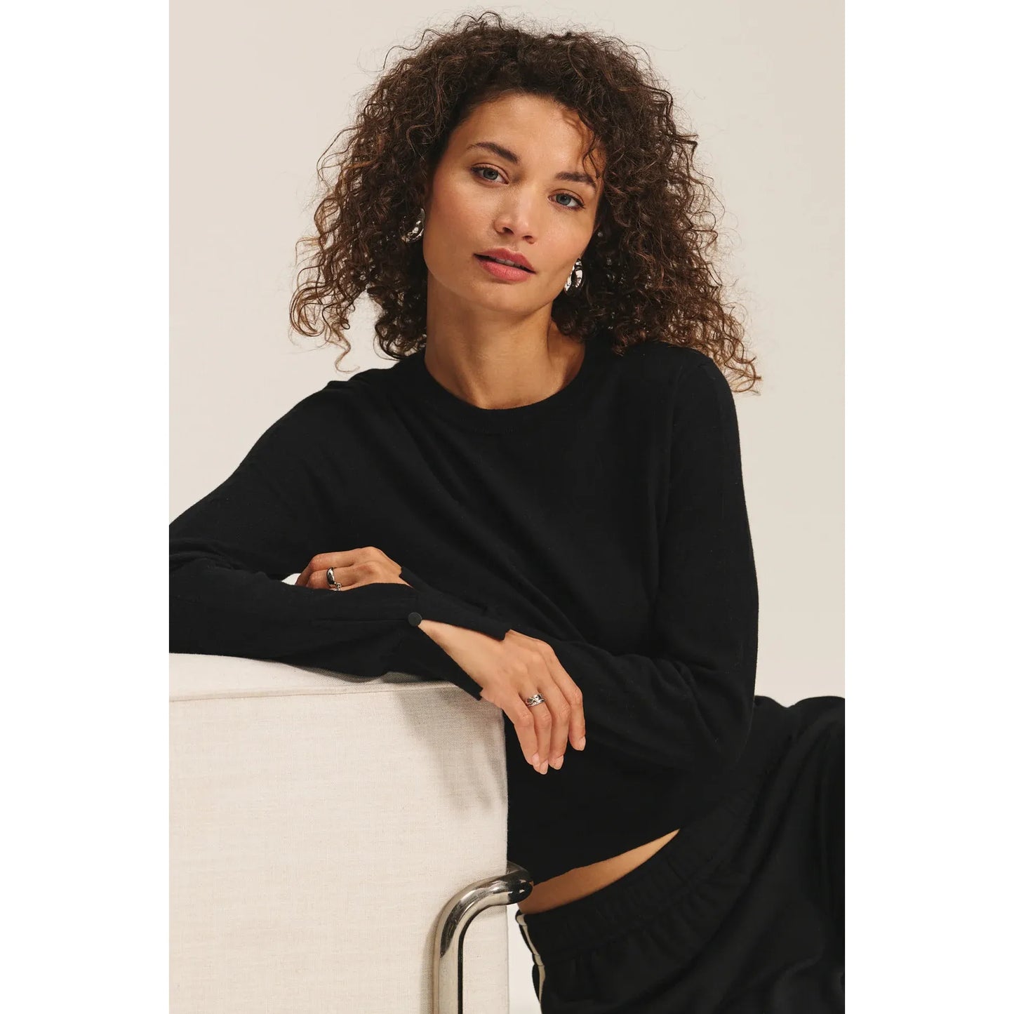 Velvet by Graham & Spencer Melina Sweater in Black