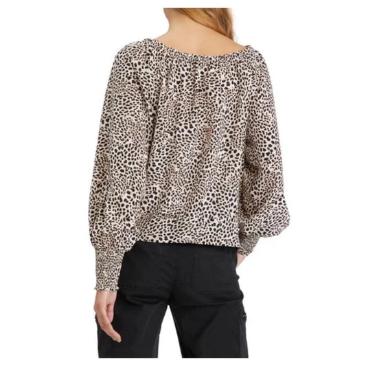 Sanctuary Sunshine Animal Print Top