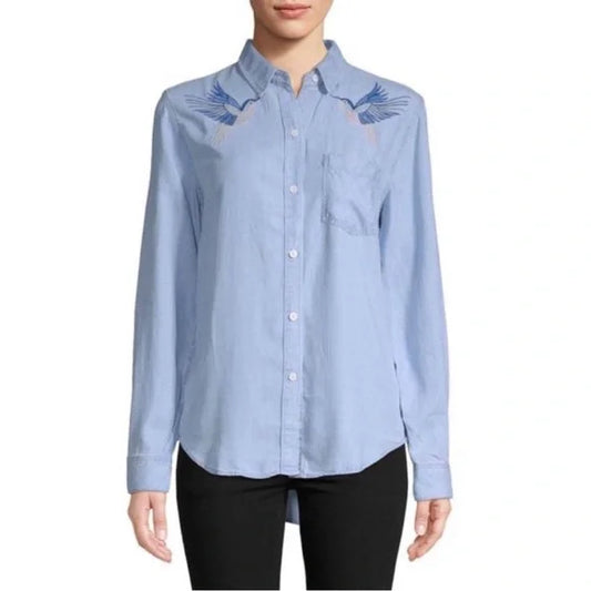 Rails Ingrid Hummingbird Button Down Shirt