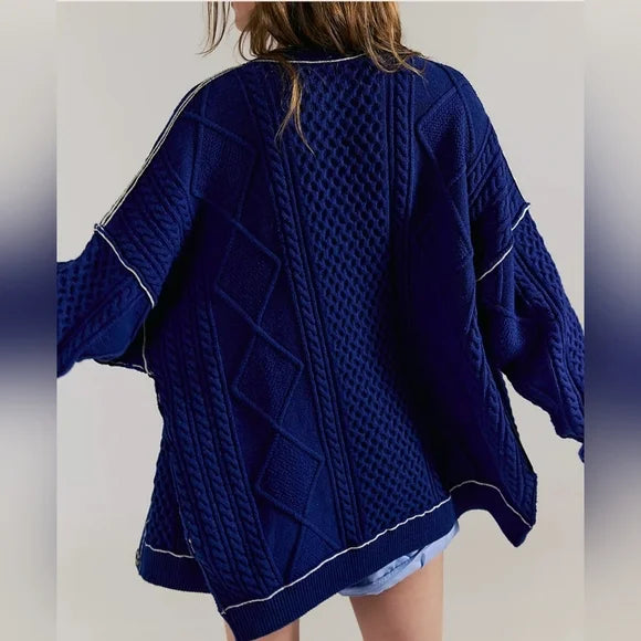 Free People Tennessee Cardigan in Blue