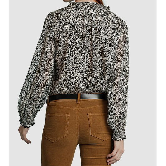 Velvet by Graham and Spencer Leopard Print Top