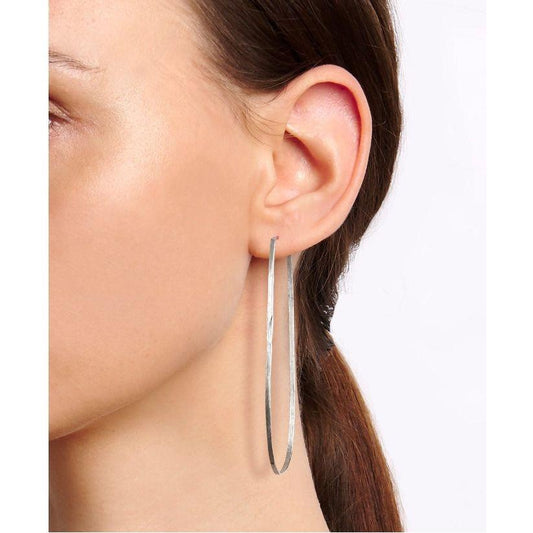 Sarah Macfadden 2" Kent Earrings in Sterling Silver