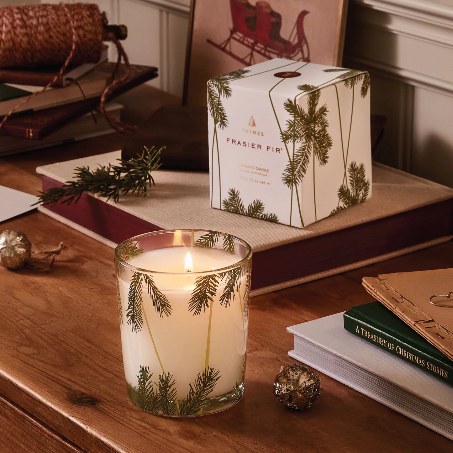 Thymes Frasier Fir Heritage Poured Candle