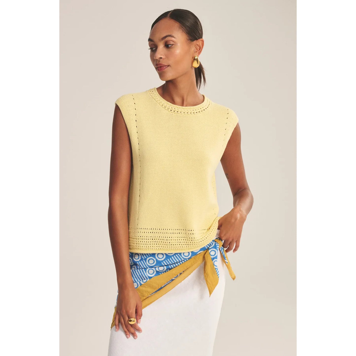 Velvet by Graham & Spencer Vanny Sweater in Butter