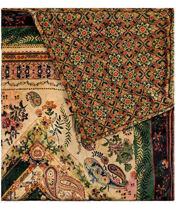 Johnny Was Laurel Canyon Cozy Blanket in Solana