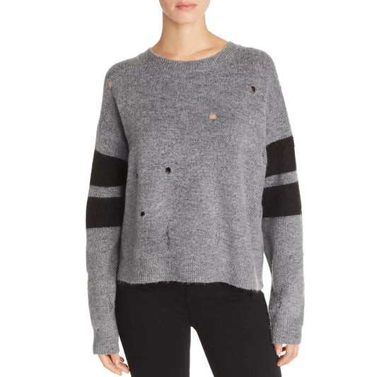 Current Elliott The Yates Distressed Sweater