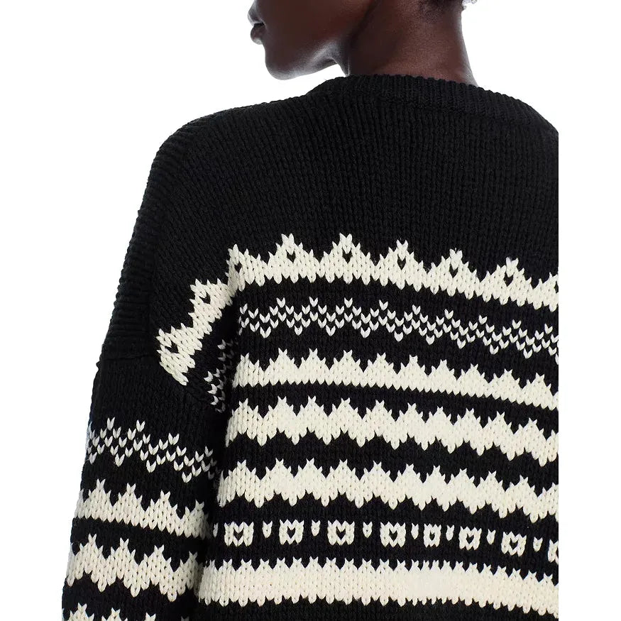 Velvet by Jenni Graham Maywood Sweater in Black and White