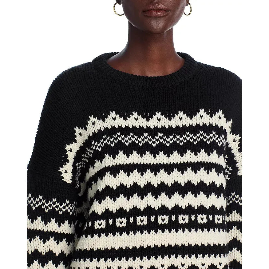 Velvet by Jenni Graham Maywood Sweater in Black and White