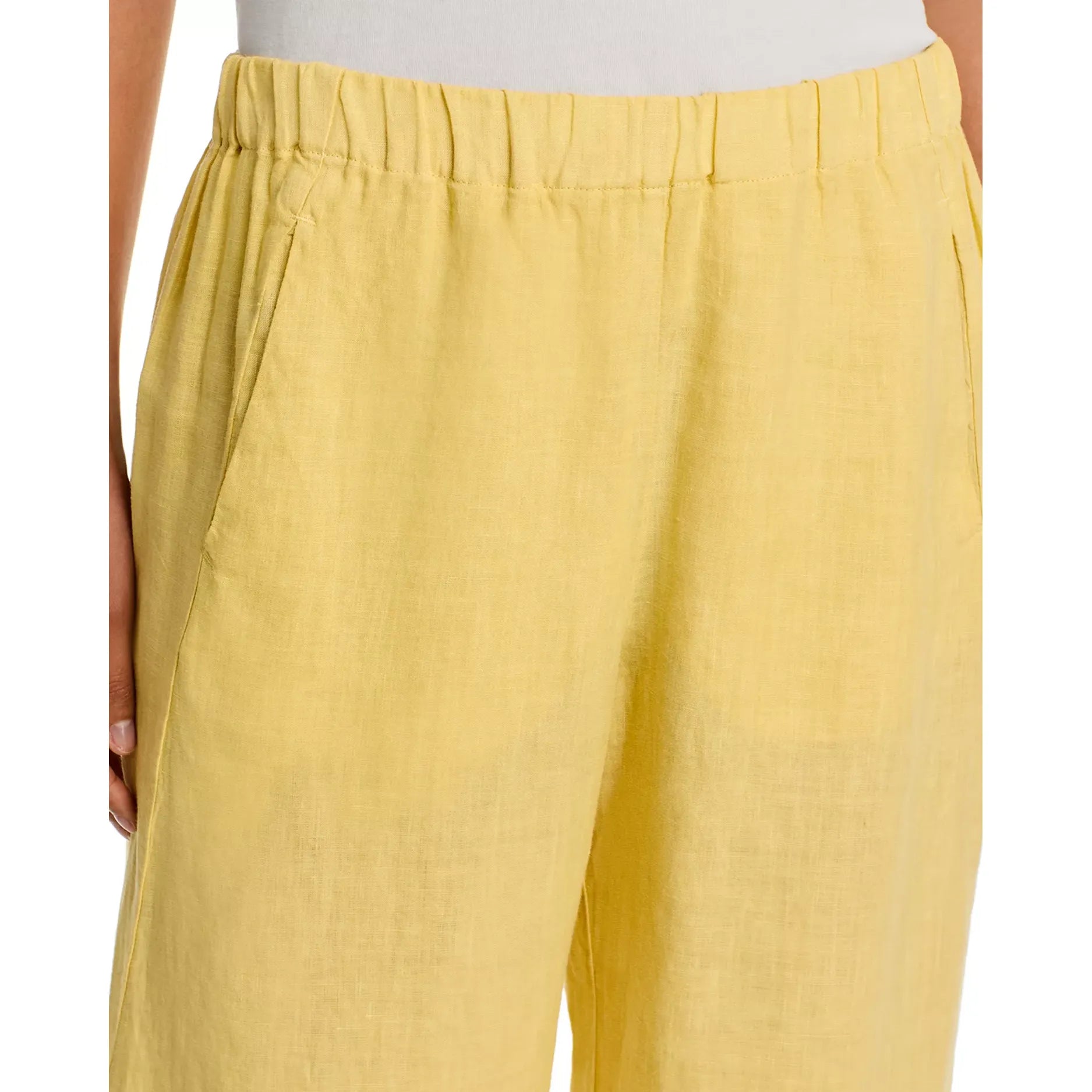 Velvet by Graham & Spencer Lola Linen Pant in Sun
