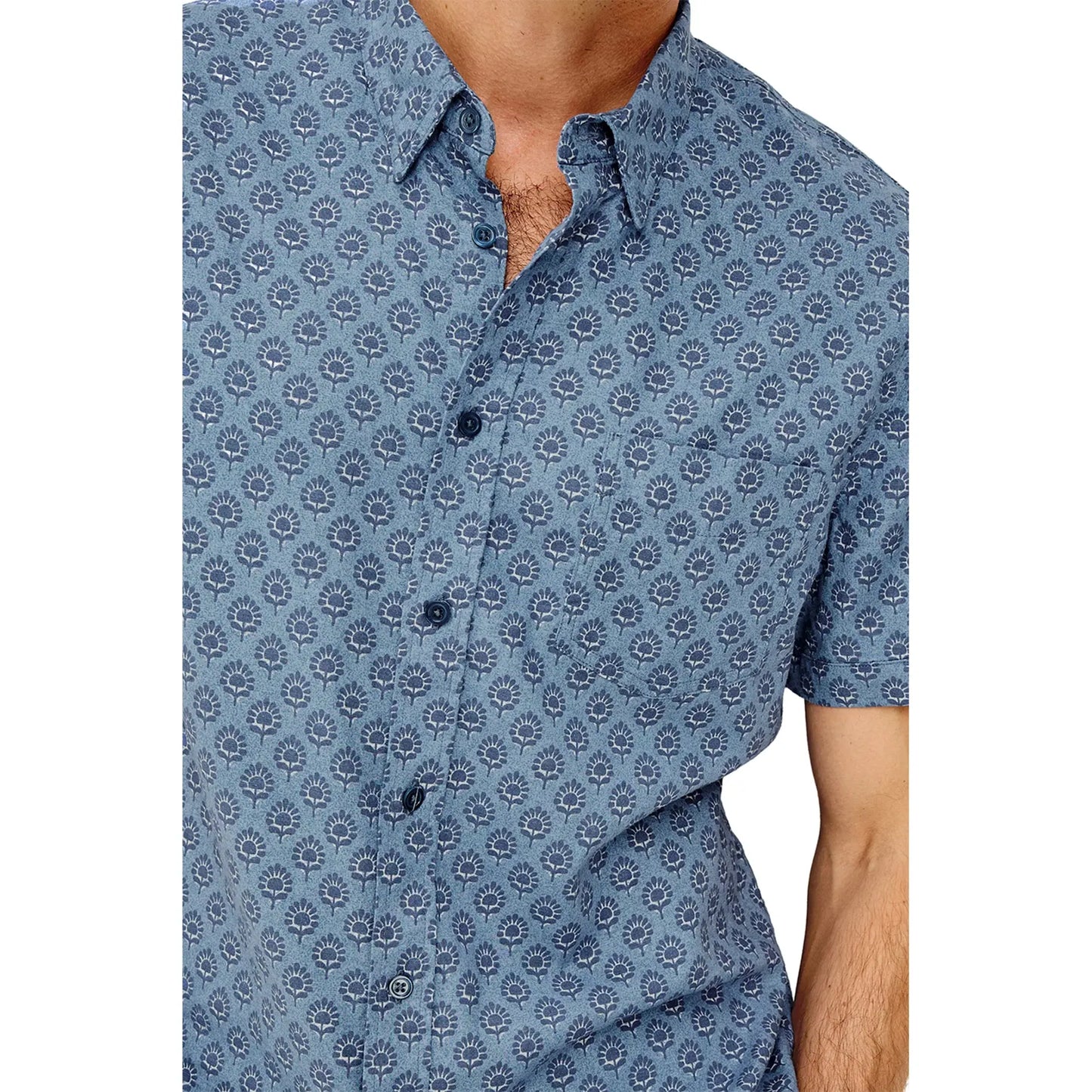 Rails Carson Shirt in Bloom Batik Peach 