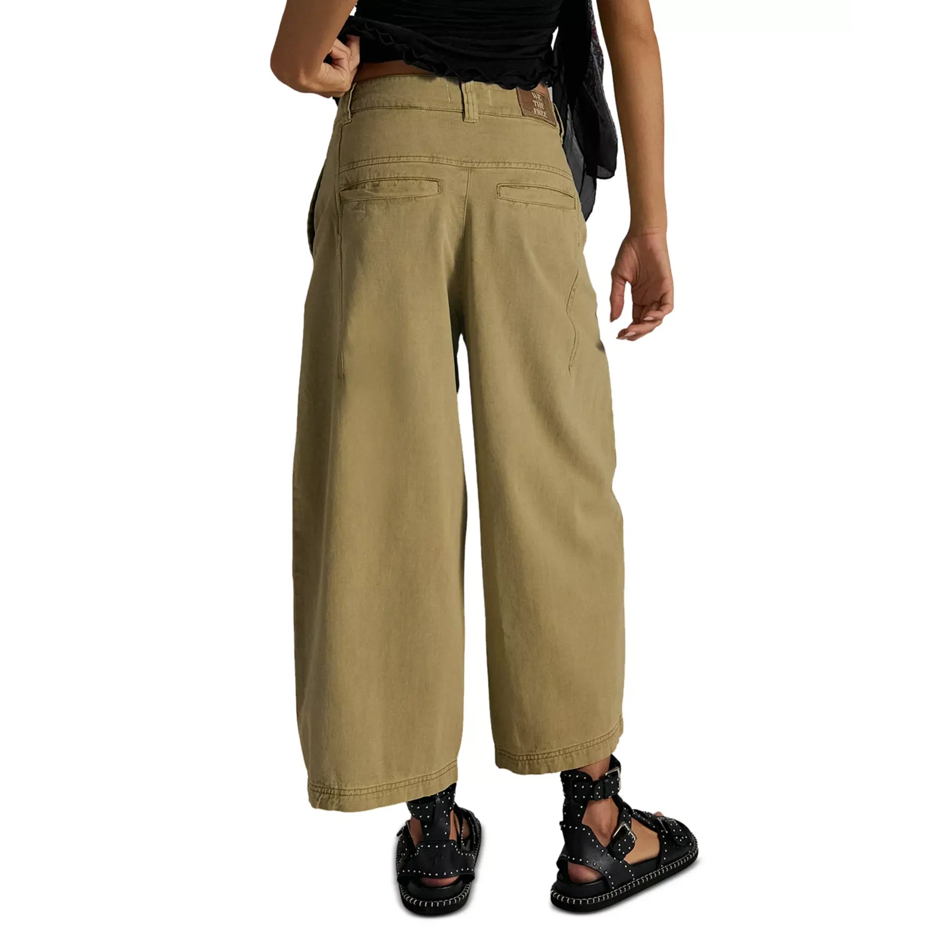 Free People Laydown Chino in Aloe