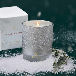 Thymes Frasier Fir Flocked 6.5 oz Poured Candle