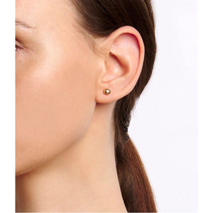 Sarah Macfadden Dot Earrings in 14k Gold