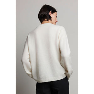 Velvet by Jenny Graham Lakewood Alpaca Blend Sweater in Ivory