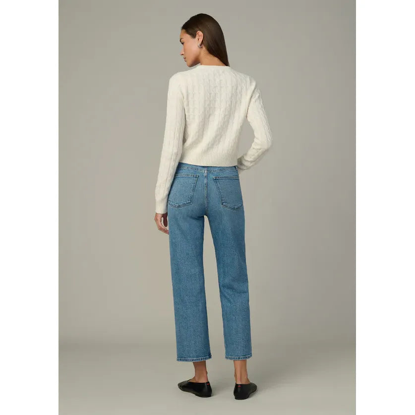 Joe's Jeans Cable Dani Cashmere Cardigan in Ecru