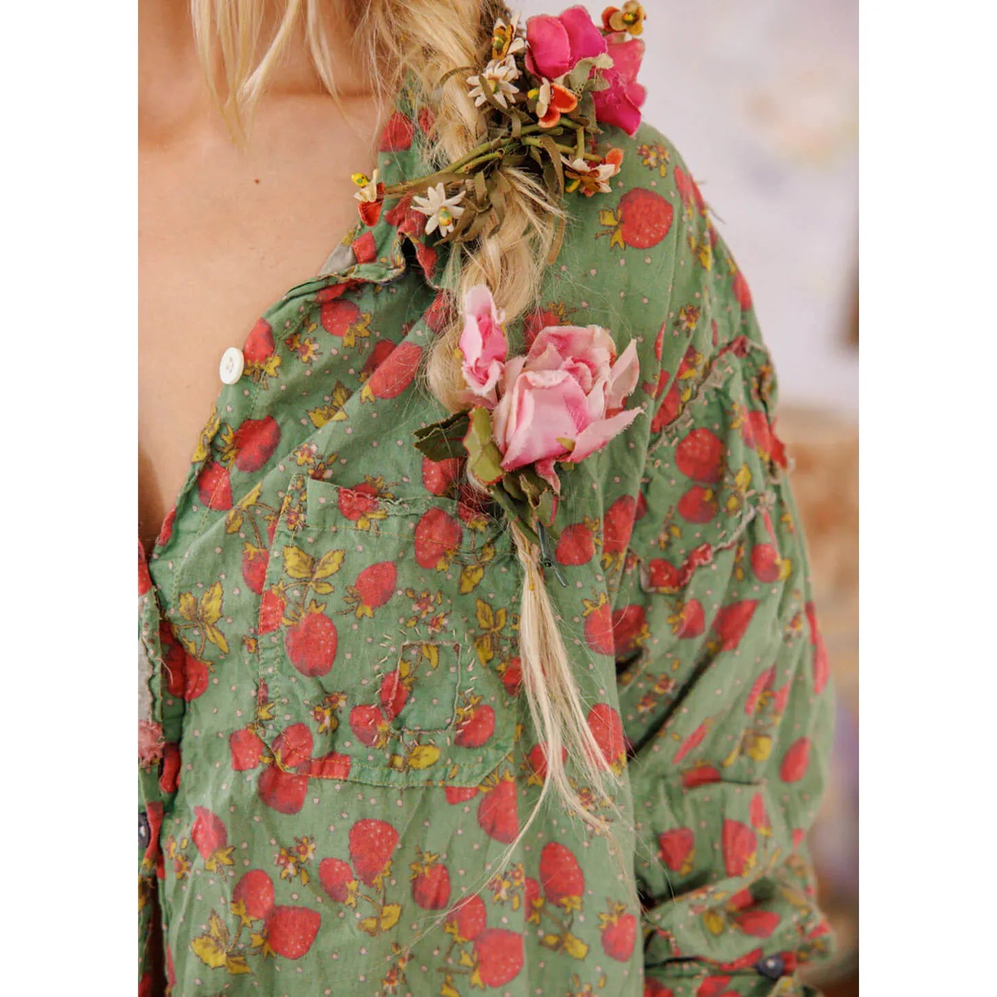 Magnolia Pearl Adison Workshirt in Berry Blues