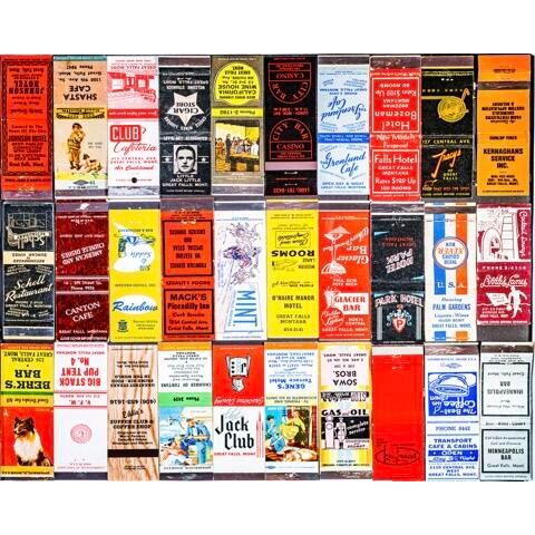 Matchbook Great Falls Montana Limited Edition Print by Destin Wassmann