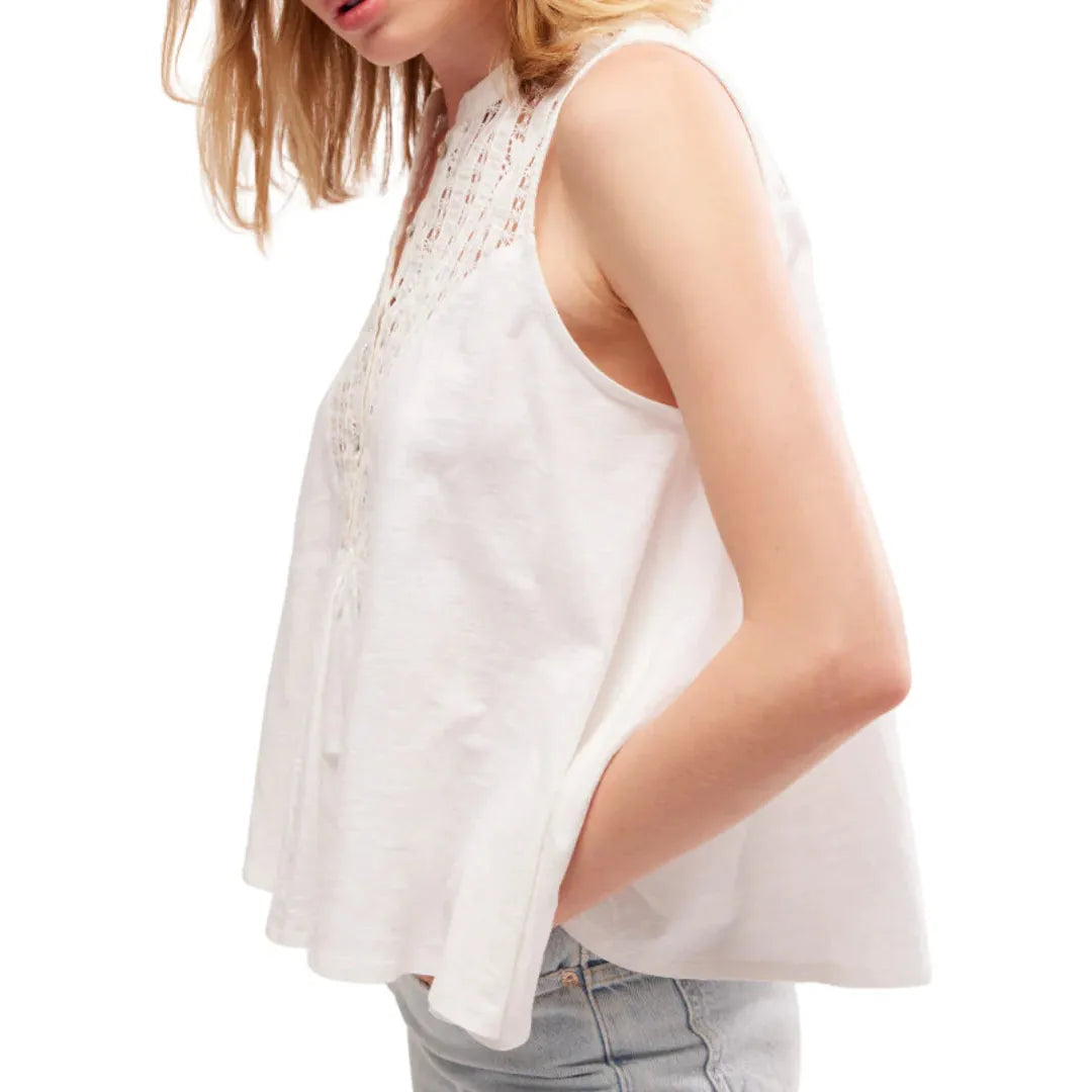 Free People Sunkissed Top in Ivory