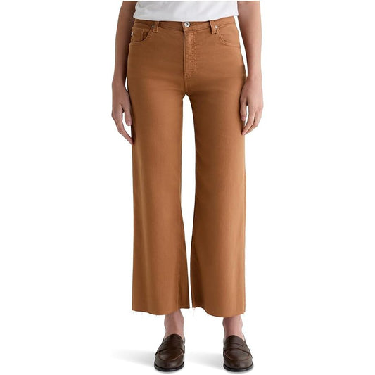 AG Jeans Saige Wide Leg Crop in Ginger
