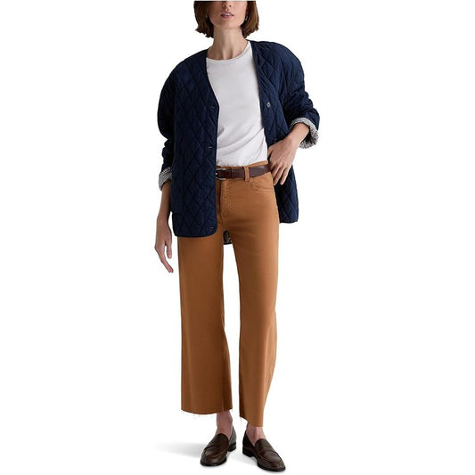 AG Jeans Saige Wide Leg Crop in Ginger