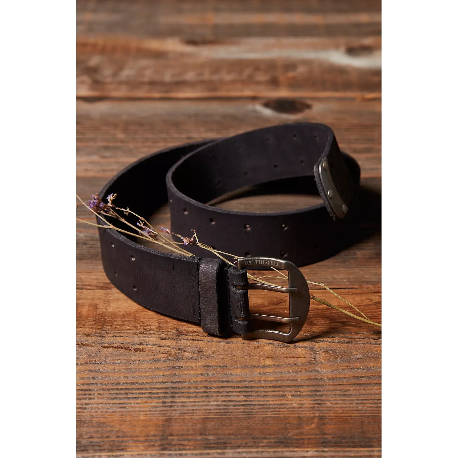 Free People We The Free Double Cross Belt in Black