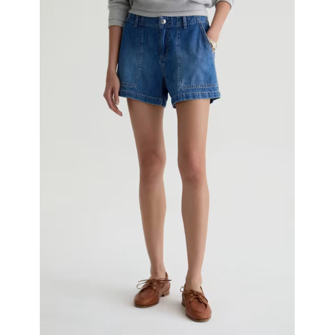 AG Jeans Analeigh Short in Gold Mountain