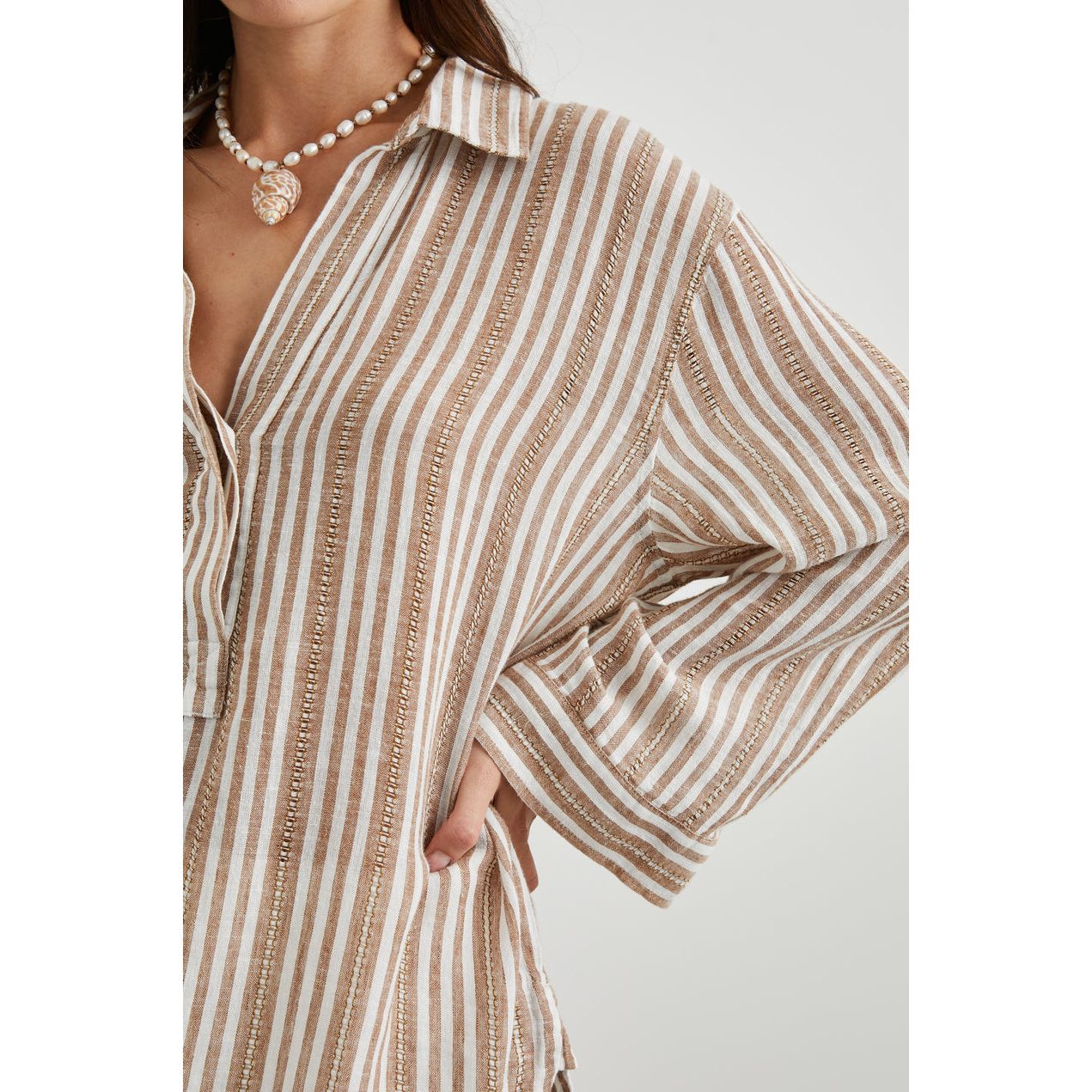 Rails Banks Top in Palo Santo Stripe