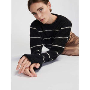 Nation Busy Sweater in Oreo Stripe