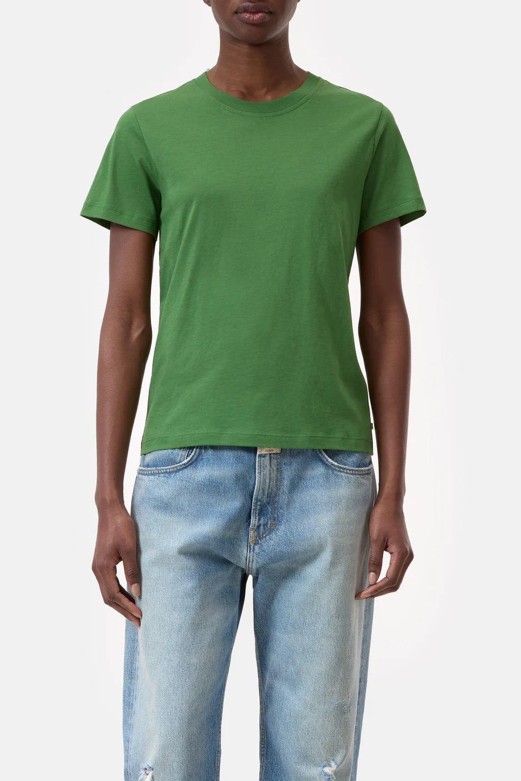 CLOSED Organic Cottong T-Shirt in Matcha Green