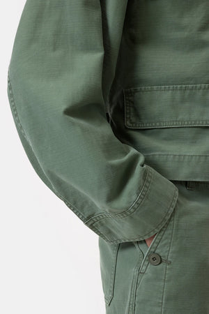 Closed Cotton Utility Jacket in Matcha Green