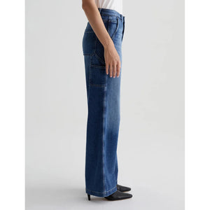 AG Jeans Evangelie Wide Leg Carpenter Pant in Provence