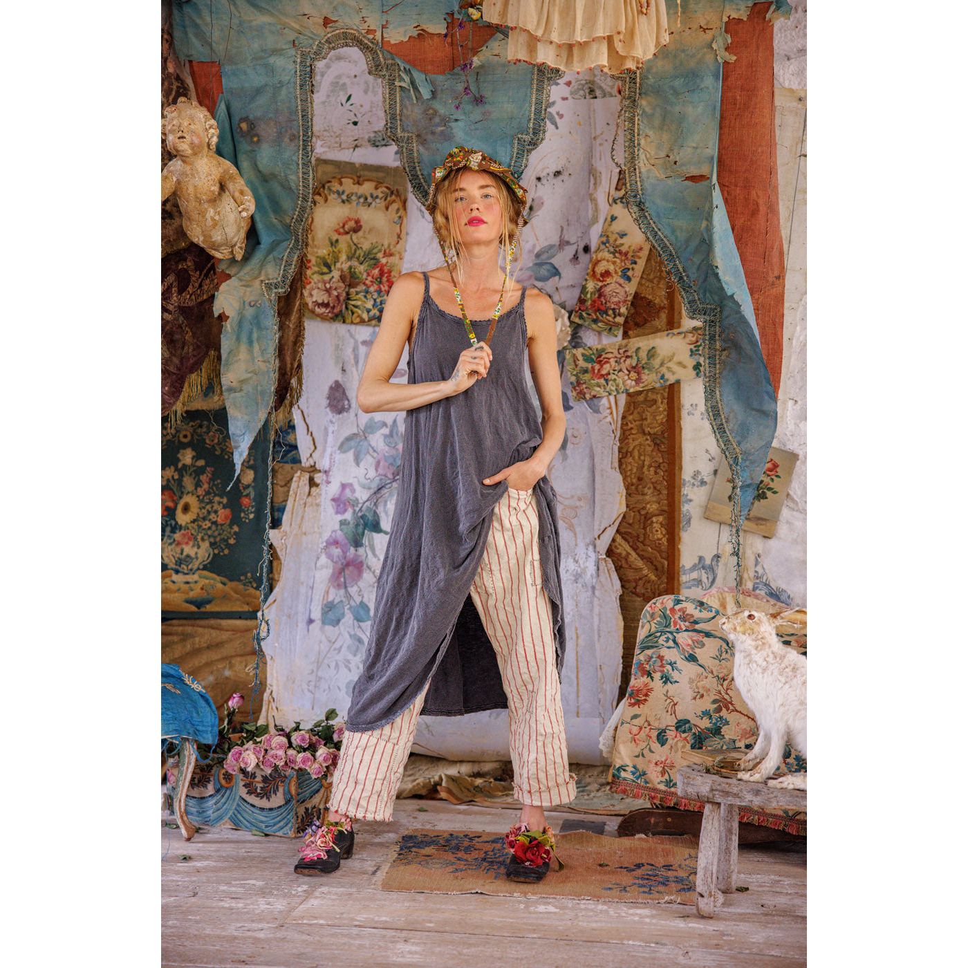 Magnolia Pearl Astrid Tank Dress in Ozzy