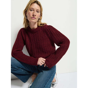 Nation Eboni Sweater in Danish Red