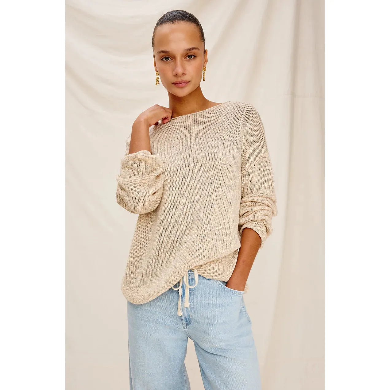 Rails Evangeline Sweater in Natural