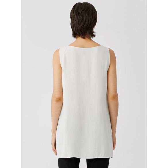 Eileen Fisher Silk Crepe Tank 