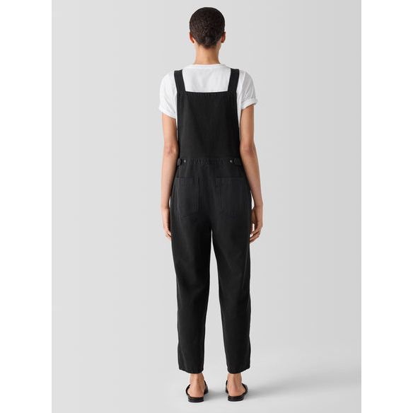 Eileen Fisher Garment-Dyed Utilit Organic Cotton Overalls