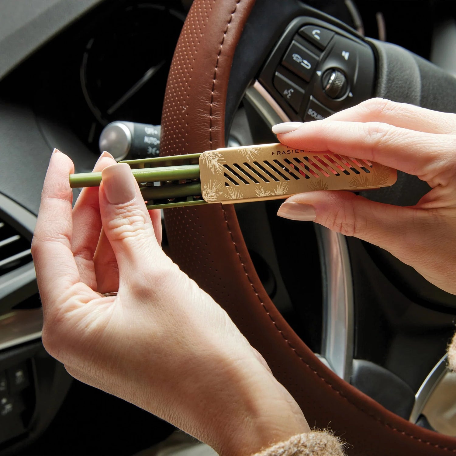 Thymes Frasier Fir Car Diffuser Kit Refill