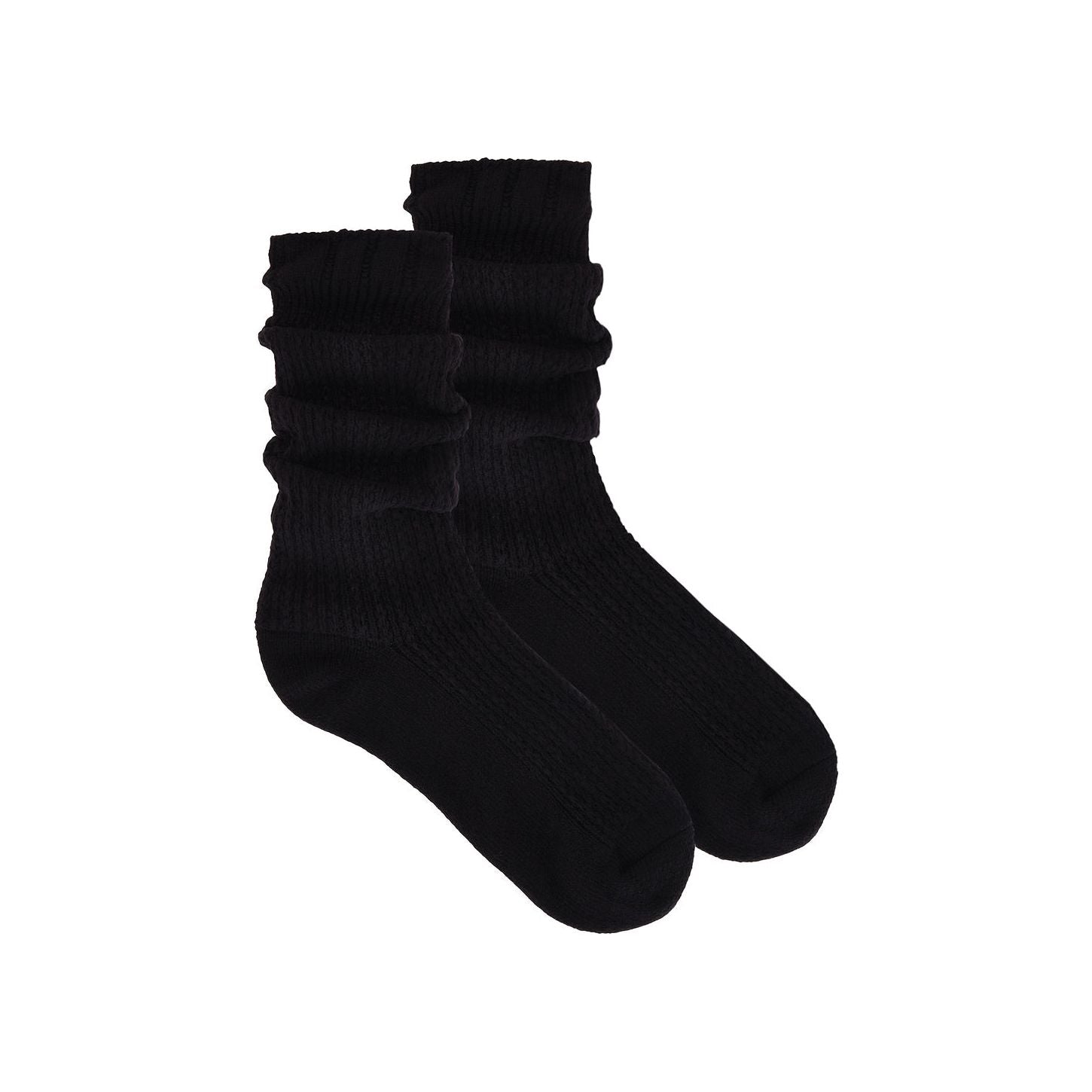 Free People Staple Slouch Socks in Black